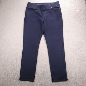 LEVIS Jeans Size 33 16M Skinny High Rise Pull-On Dark Wash Stretch Denim